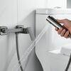 Гигиенический душ со смесителем Shevanik S9605T-1, оружейная сталь