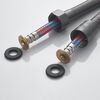 Гигиенический душ со смесителем Shevanik S6105T-1, оружейная сталь