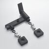 Гигиенический душ со смесителем Shevanik S4105H-1, черный