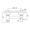 Гигиенический душ со смесителем Raffine F207H, черный