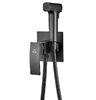 Гигиенический душ со смесителем Rose R1505H-2, черный