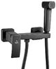 Гигиенический душ со смесителем Rose R1505H-1, черный