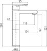 Смеситель для раковины Rav Slezak Colorado CO130.5BC