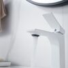 Смеситель для раковины Shevanik S6101C, белый