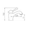 Смеситель для раковины Rav Slezak Labe L527.5SM