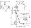 Смеситель для раковины Rav Slezak Morava MK129.5SM