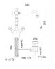 Смеситель для раковины Fiore COLONIALE 02OO0625, золото