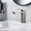 Смеситель для раковины Shevanik S9601T, оружейная сталь