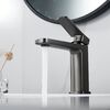 Смеситель для раковины Shevanik S9901T, оружейная сталь