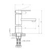 Смеситель для раковины Сантаком stOMEGA 3317А, хром