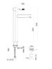 Смеситель для раковины Fiore XENON 44CR5290, хром