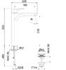 Смеситель для раковины Fiore KEVON 81CR8119, хром