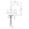 Смеситель для раковины WesnaArt TEPLO TEP04-240, хром