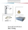Смеситель для раковины Shevanik S9301, хром