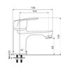 Смеситель для раковины WesnaArt OCEAN OCE12-210, хром