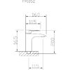 Смеситель для раковины Fmark FM1052, хром