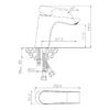 Смеситель для раковины WesnaArt BRIZ BRI20-210, хром