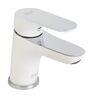 Смеситель для раковины Fiore KEVON CHIC 81WX8120, хром/белый