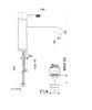 Смеситель для раковины Fiore XENON 44NN5284, черный