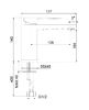 Смеситель для раковины Fiore KUBE 100NN8516, черный