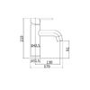 Смеситель для раковины Plstart PL1004-7, черный