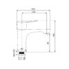 Смеситель для раковины WesnaArt NOVA NOV03-210Black, черный