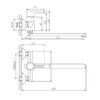 Смеситель для ванны Haiba HB22805-8, белый