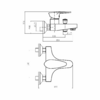 Смеситель для ванны PLstart PL3205-8, белый