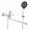 Смеситель для ванны Fmark FS8225W, белый