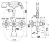 Смеситель для ванны Rav Slezak Morava MK160.5/2SM