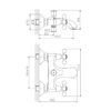Смеситель для ванны Haiba HB3119-4, бронза