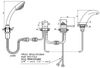 Смеситель на борт ванны Rav Slezak Dunaj Termostat DT271.5PZ
