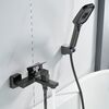 Смеситель для ванны Shevanik S9602T, оружейная сталь