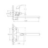 Смеситель для ванны Haiba HB2215, хром