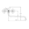 Смеситель для ванны Haiba HB2208, хром