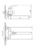 Смеситель для ванны Cron CN2203, хром