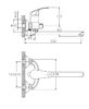 Смеситель для ванны Cron CN2321, хром