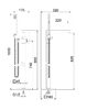 Напольный смеситель для ванны Fiore KUBE 100CR8554, хром