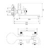 Смеситель для ванны WesnaArt RASSVET RAS02-320, хром