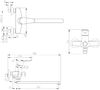 Смеситель для ванны Bravat Line F65299C-1L, хром