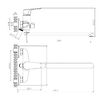 Смеситель для ванны Olive's EVORA 33221EV, хром