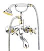 Смеситель для ванны Fiore MARGOT 26CO0600, хром/золото