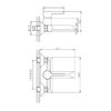 Смеситель для ванны Haiba HB60805-7, черный
