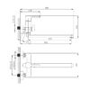 Смеситель для ванны Haiba HB22814-7, черный