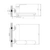 Смеситель для ванны Haiba HB61590-7, черный
