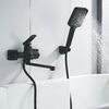 Смеситель для ванны Shevanik S9902H, черный