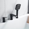 Смеситель на борт ванны Shevanik S4112H, черный