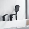 Смеситель на борт ванны Shevanik S4112H, черный