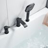 Смеситель на борт ванны Shevanik S4112H, черный