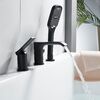 Смеситель на борт ванны Shevanik S4112H, черный